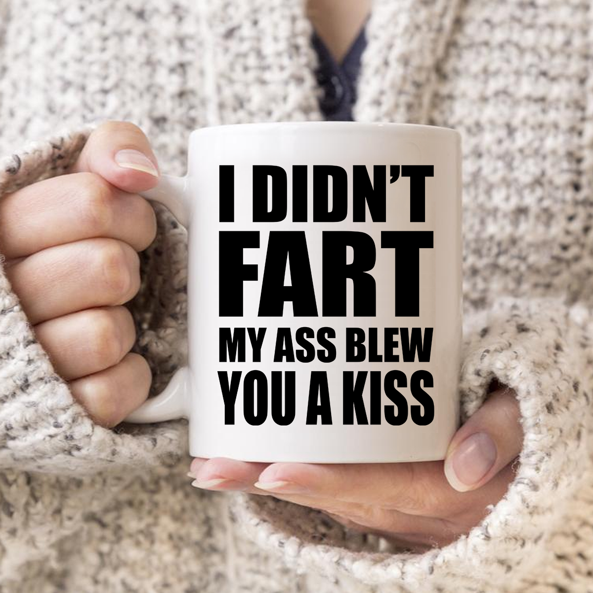 I Didn't Fart Blew you A Kiss Mug