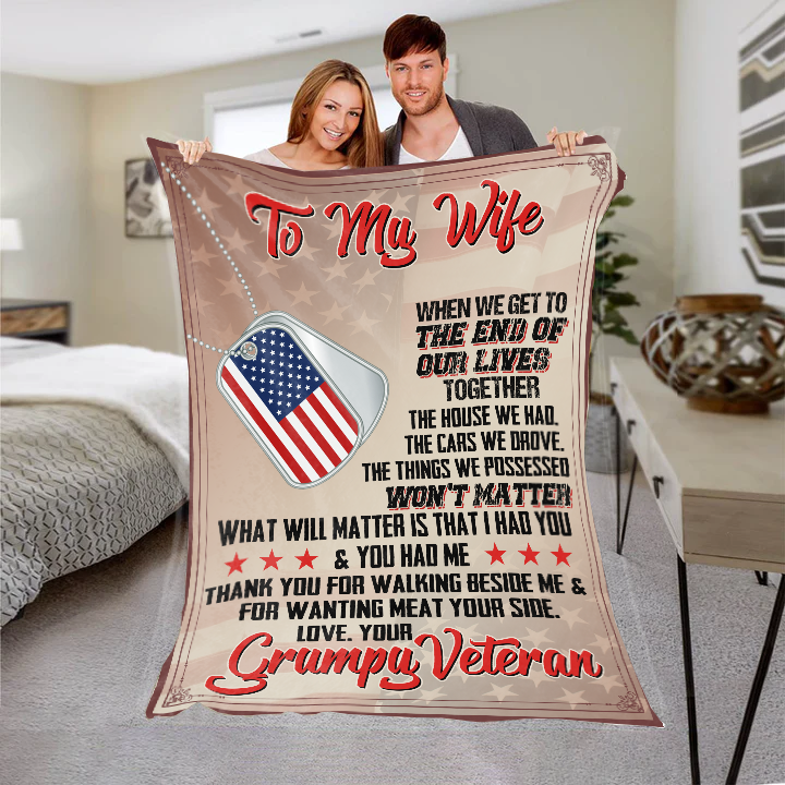 To My Wife What Matter is That I Had You and You Had Me Blanket
