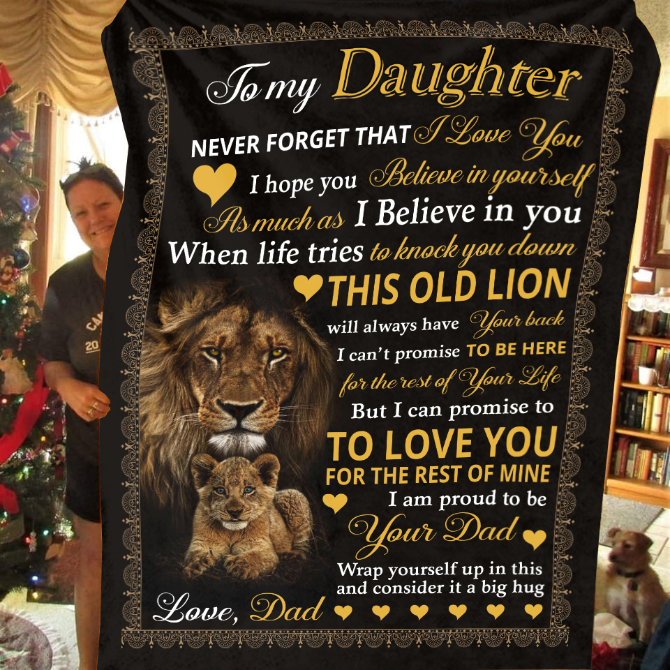 To My Daughter - Never Forget Blanket