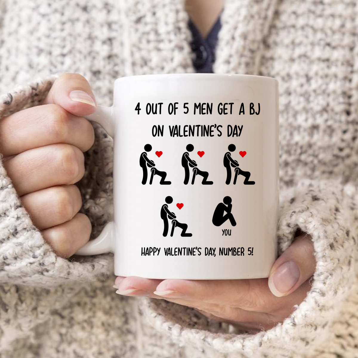 Happy Valentine's Day Number 5 Mug