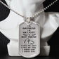 To My Boyfriend Soulmate Best Friend Dog Tag (White)
