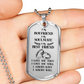 To My Boyfriend Soulmate Best Friend Dog Tag (White)