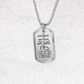 To My Boyfriend Soulmate Best Friend Dog Tag (White)
