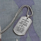 To My Boyfriend Soulmate Best Friend Dog Tag (White)