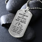 To My Boyfriend Soulmate Best Friend Dog Tag (White)