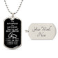 To My Boyfriend Soulmate Best Friend Dog Tag