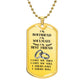 To My Boyfriend Soulmate Best Friend Dog Tag (White)