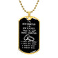 To My Boyfriend Soulmate Best Friend Dog Tag