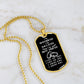 To My Boyfriend Soulmate Best Friend Dog Tag