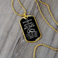 To My Boyfriend Soulmate Best Friend Dog Tag