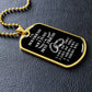 To My Boyfriend Soulmate Best Friend Dog Tag