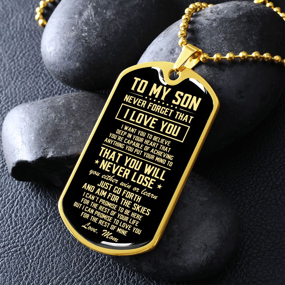 To My Son | You Will Never Lose