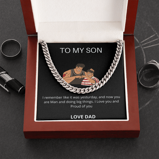 TO MY SON | BEST BUDDY NECKLACE