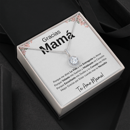 Gracias Mama' Enternal Necklace | Thank You Mama'