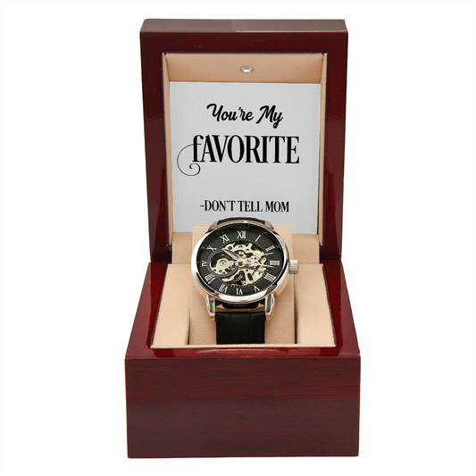 You're My Favorite - Don't Tell Mom | Great Father's Day Gift