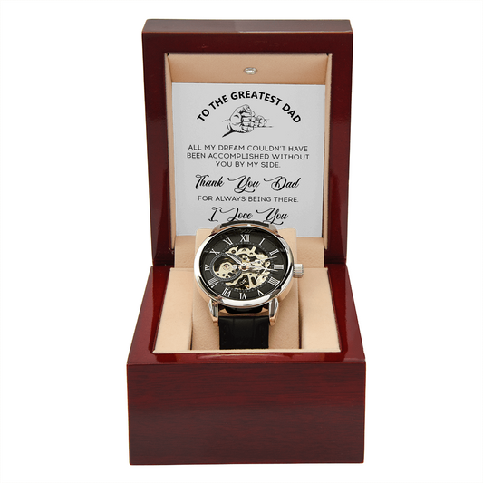 To The Greatest Dad Gift Watch | Thank You Dad For Always Being There
