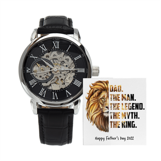 Father's Day Watch Gift | Dad | The Man | The Legend | The Myth | The King
