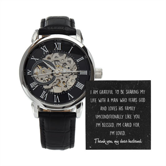 Father's Day Watch Gift | I Am Grateful To Be Sharing My Life