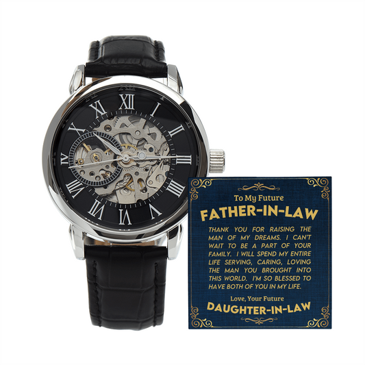 To My Future Father In Law | Openwork Watch Plus Message Card