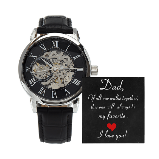 Happy Father's Day | Of All Our Walks Together | Father's Day Gift Watch