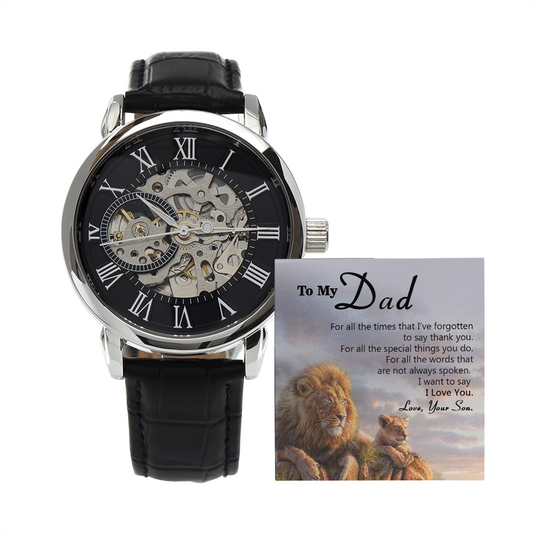 To My Dad Gift Watch | I Want To Say I Love You | Father's Day Gift
