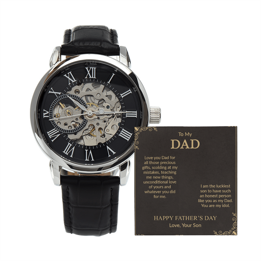To My Dad Gift Watch | I Am The Luckiest | Father's Day Gift