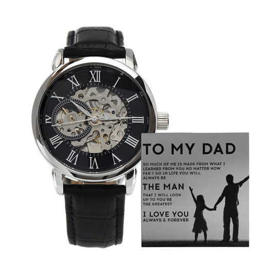 To My Dad Gift Watch | You Will Always Be The Man | Father's Day Gift