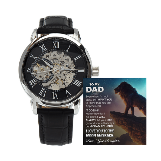 To My Dad Gift Watch | I Love You To The Moon And Back