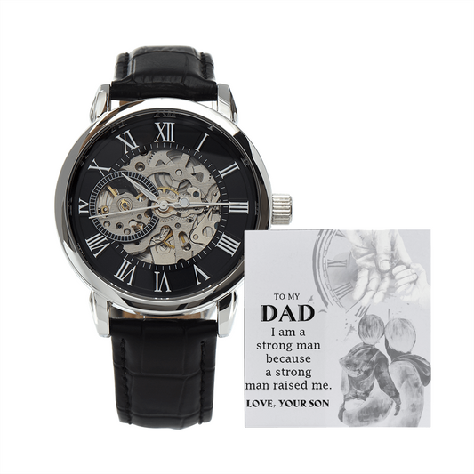To My Dad Gift Watch | A Strong Man Raised Me | Father's Day Gift