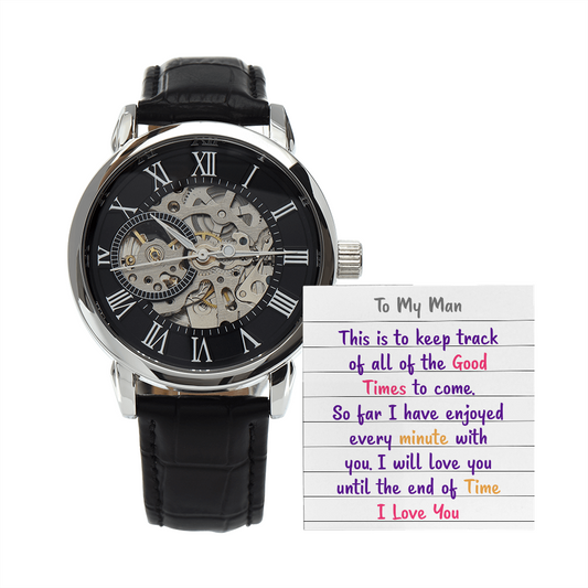 To My Man Gift Watch | This Is To Keep Track Of All The Good Times