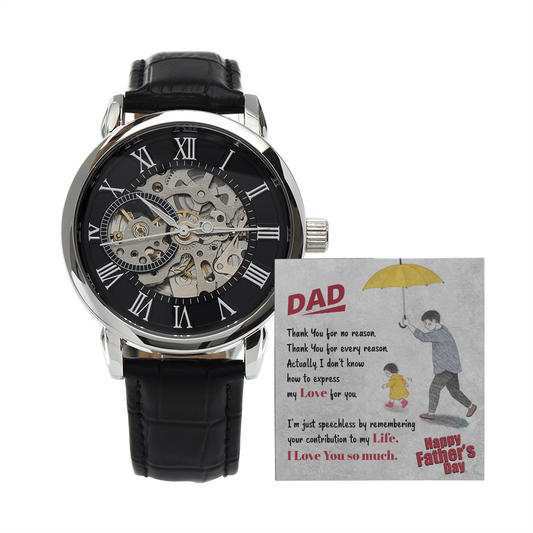 Happy Father's Day | Thank You For No Reason | Father's Day Gift Watch