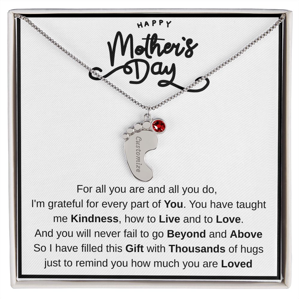 Happy Mothers Day | Personalize Baby Feet