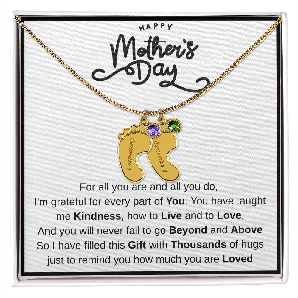 Happy Mothers Day | Personalize Baby Feet