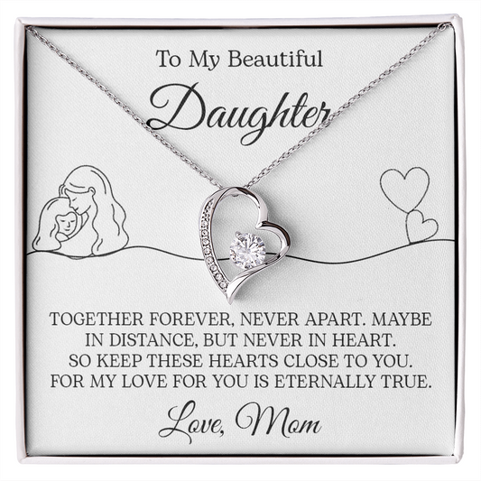 To My Daughter | Together Forever (Forever Love Necklace)