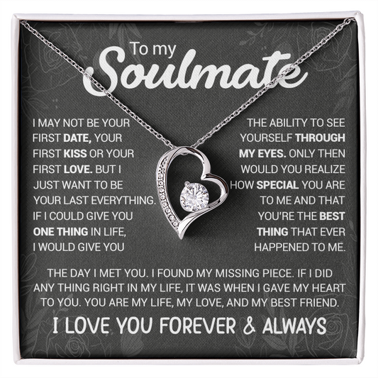 To My Soulmate | You're The Best Thing (Forever Love Necklace)