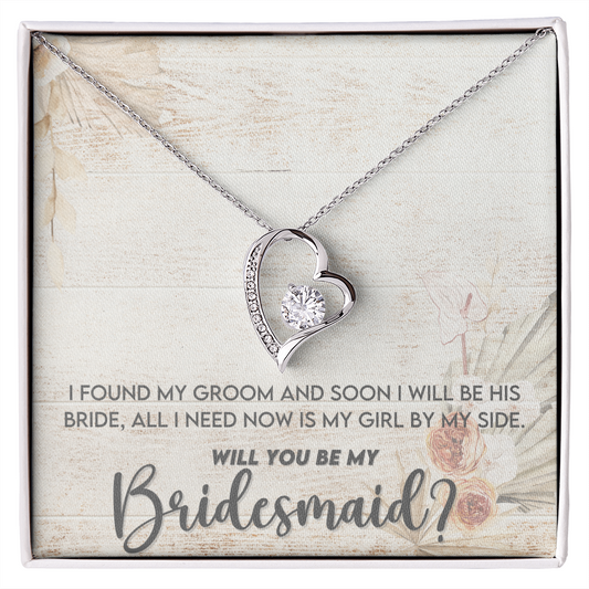 Will You Be My Bridesmaid (Forever Love Necklace)