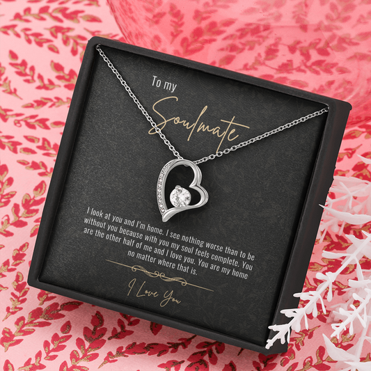 To My Soulmate | Forever Love Necklace
