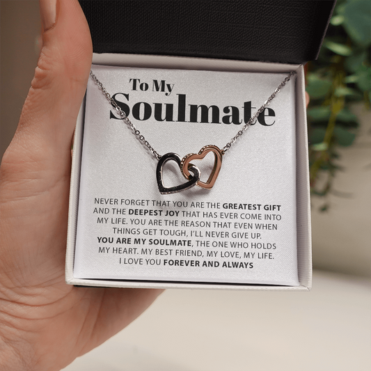 To My Soulmate | Double Hearts Necklace 💓💓