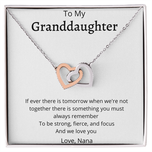 To My Granddaughter | Be Fierce Interlocking Necklace