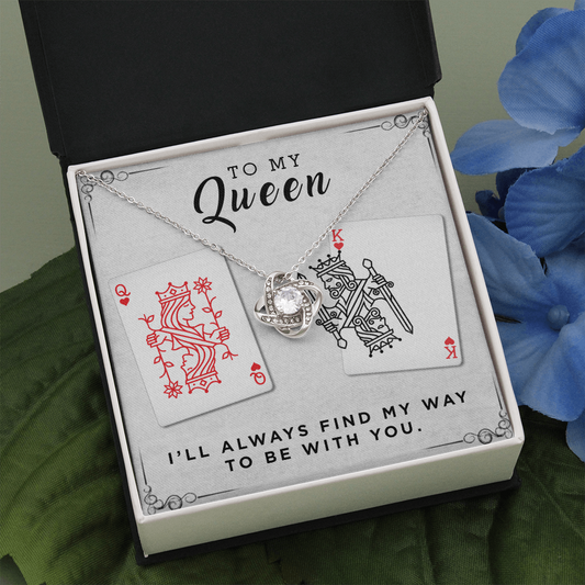 To My Queen 👑💎 |  Love Knot Necklace