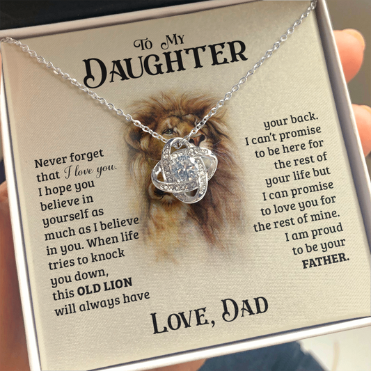 To My Daughter | Old Lion Necklace 💓💎