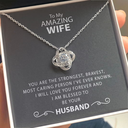 To My Amazing Wife | Strongest and Bravest Necklace 💎💓