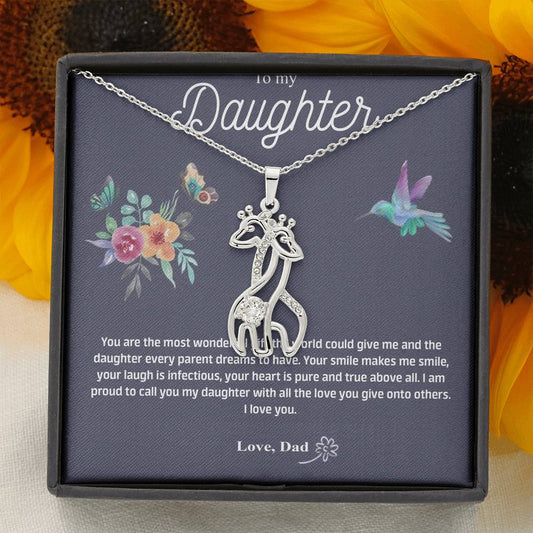 Love Knot Necklace - To my Wonderful Daughter